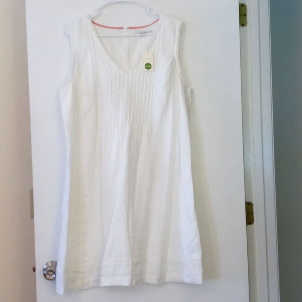 NWT Boden  Pintucked Valencia Shift Dress US14R